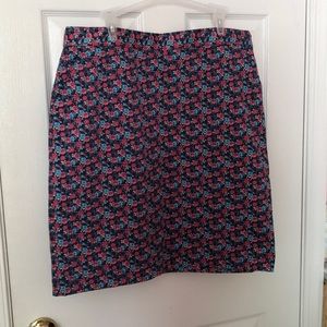 Flower patterned skirt